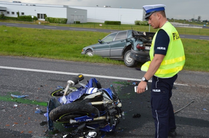 Śmiertelny wypadek w Łysomicach. Zginął motocyklista...