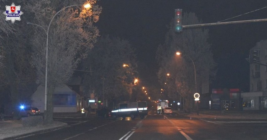 Wypadek w Zamościu. Dwie osoby trafiły do szpitala