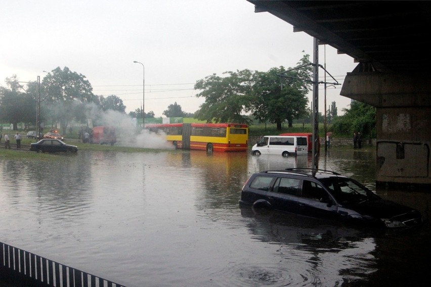 Tak wyglądał Wrocław po wtorkowym oberwaniu chmury