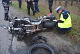 Wypadek we Włocławku. Zajechał drogę motocyklistom, 3 osoby ranne  [wideo]