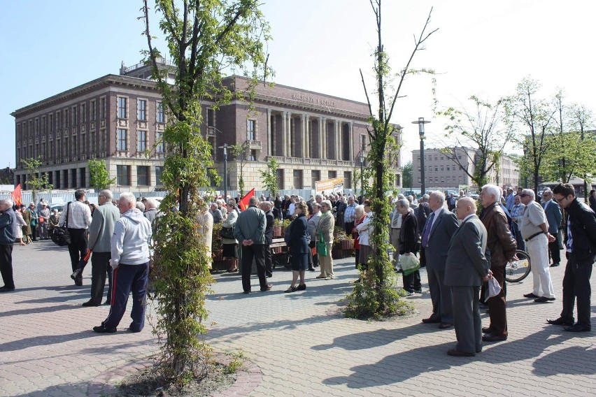 Demonstracja 1 Maja w Dąbrowie Górniczej