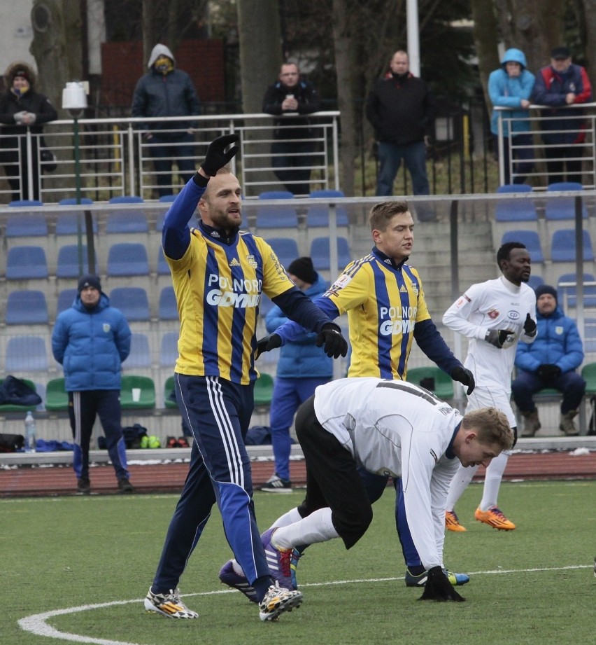 Arka Gdynia strzeliła cztery gole w pierwszym sparingu [ZDJĘCIA, WIDEO]