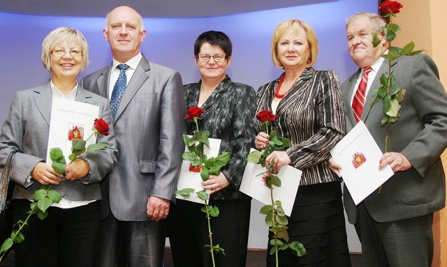 Irena Narewska-Anuszek, Robert Malinowski, Małgorzata Tomaszewska, Danuta Łazarska i Jan Jadziński