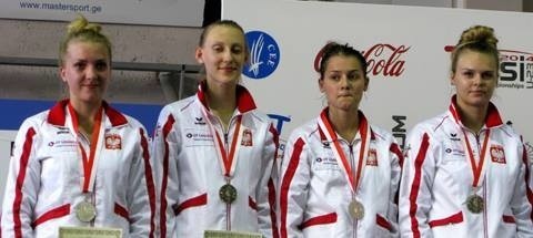 Martyna Jelińska (z prawej) i Marika Chrzanowska (obok) zdobyły w Gruzji po dwa medale.