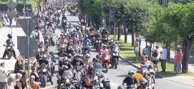 Highway to Freedom to akt solidarności z Białorusinami. Na zdjęciu: Międzynarodowy Zlot Motocykli "Nad Zalewem” w Polanowie