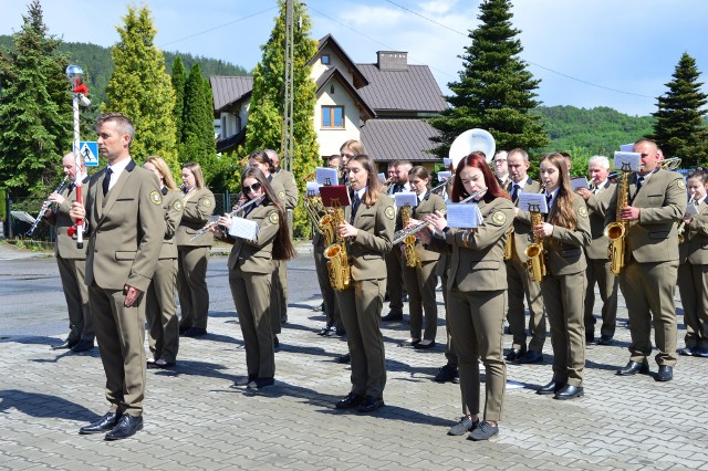 Orkiestra Dęta Orzeł z Trzebuni podczas Święta Kliszczaka