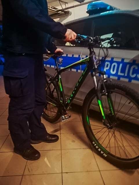 Jeden z rowerów odzyskanych przez policjantów