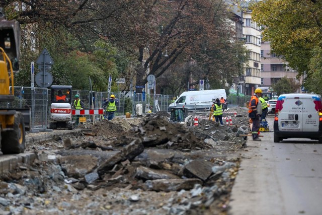 Remont na ulicy Królewskiej