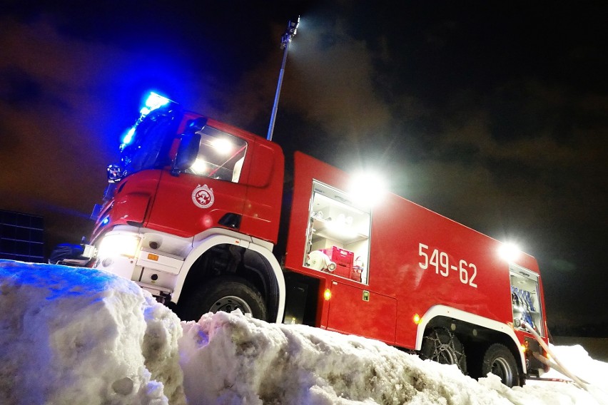 A tutaj OSP z sąsiedniej dla Białki Bukowiny Tatrzańskiej....