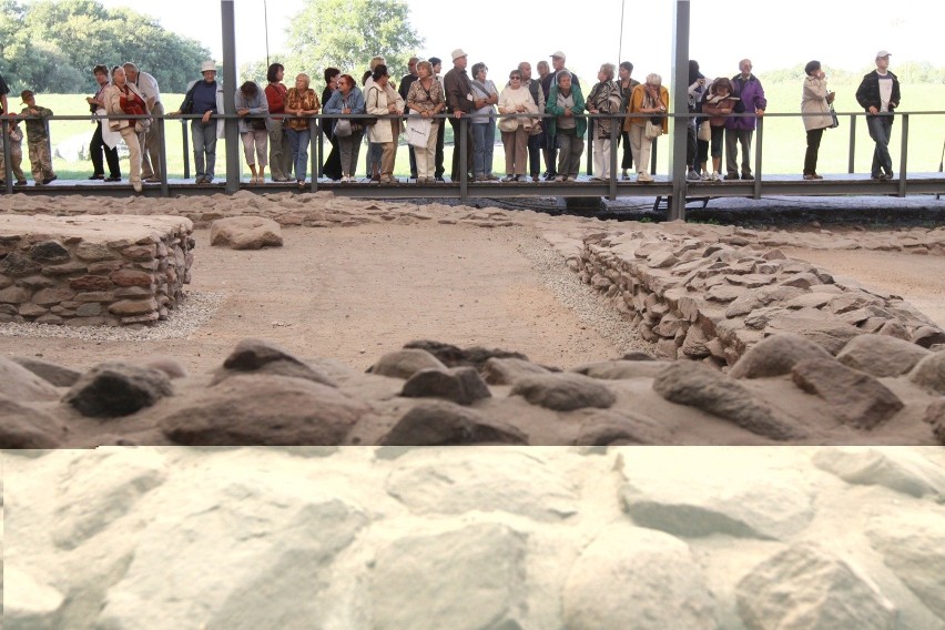 Remontowane obiekty Muzeum Pierwszych Piastów na Lednicy...