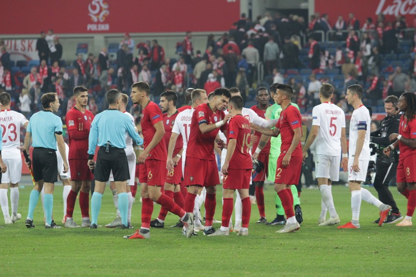 mecz Polska - Portugalia 2:3 na Stadionie Śląskim w...