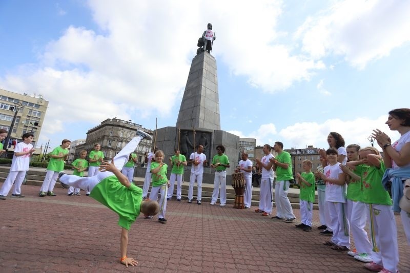 Brazylijska parada capoeiry w Łodzi - 1 czerwca 2019