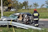 Gorlice. Tragiczny wypadek. Na północnej obwodnicy miasta zginęło dwóch osiemnastolatków [ZDJĘCIA]