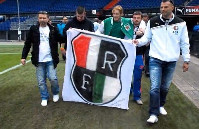 Rooie Marck jest wiernym kibicem Feyenoordu Rotterdam