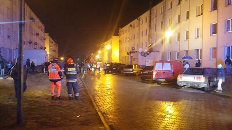 Pożar przy Marii Gail w Radomiu. Pięć osób rannych 