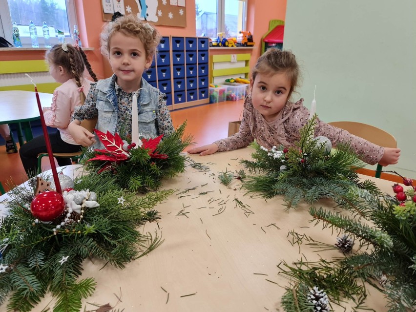 Dzieci z przedszkola w Smykowie robiły stroik, by pomóc Brunowi. Zobacz zdjęcia