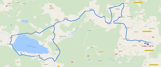 Rowerzyści pokonają 100-kilometrową trasę Dobrodzień –  Turawa – Szczedrzyk - Dobrodzień.