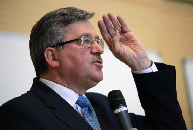 Prezydent Bronisław Komorowski.