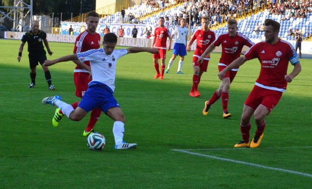 Kamil Radulj strzela bramkę na 1:1