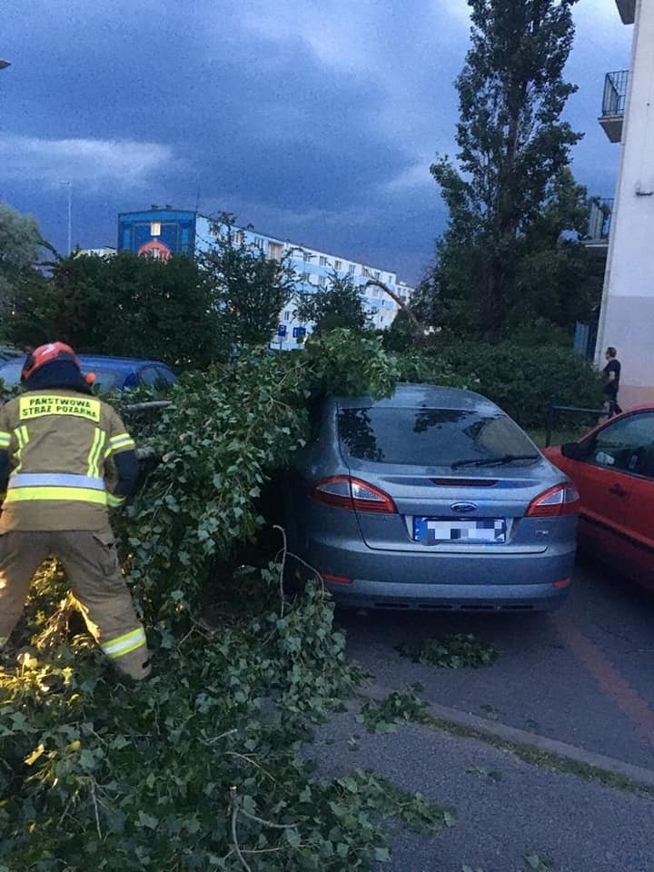 Zobacz, jakie szkody wyrządziła pogoda w niedzielny wieczór...