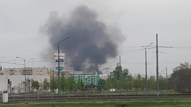 Do pożaru doszło na terenie ogródków działkowych przy ul. Umultowskiej