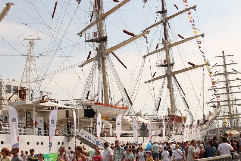 Baltic Tall Ships Regatta 2015. Tłumy na Wałach Chrobrego