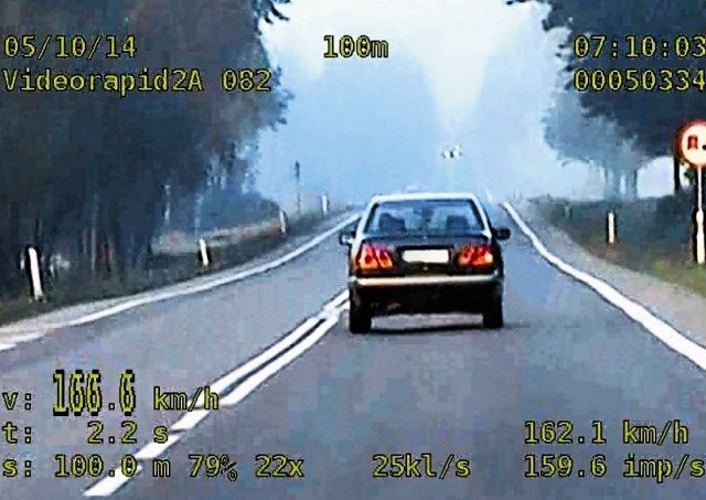 W okolicach Zambrzyc k. Zambrowa kierowca mercedesa pędził 166 km/h. Gdy po pościgu policjanci go zatrzymali, okazało się, że 22-letni białostoczanin miał w 1,3 prom. alkoholu w organizmie