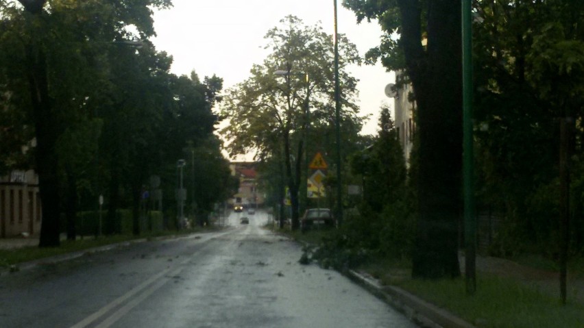 Nawałnica w Lublińcu trwała zaledwie kilka minut, ale skutki...