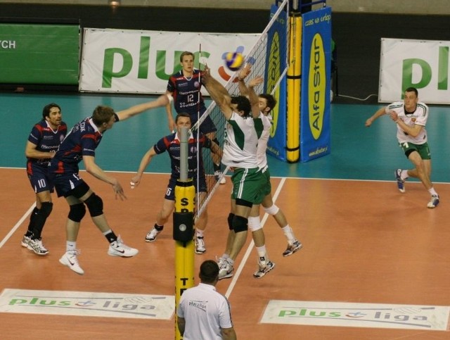 W ataku w czasie sobotniego meczu Paweł Mikołajczak, który zdobył dla radomian 20 punktów.