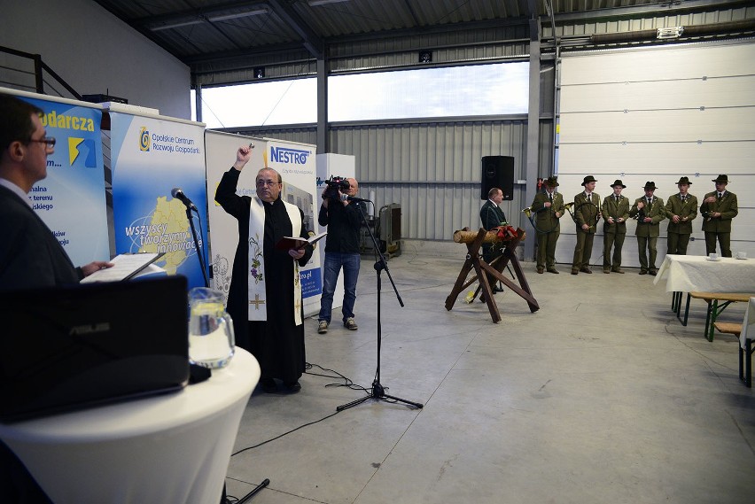 Uroczyste otwarcie zakładu w Tułowicach.