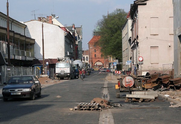 Zdjecia z budowy Galerii Slupsk pomiedzy ulicami Tuwima i...