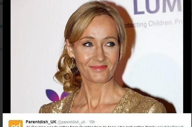 J.K. Rowling (fot. screen z Twitter.com)