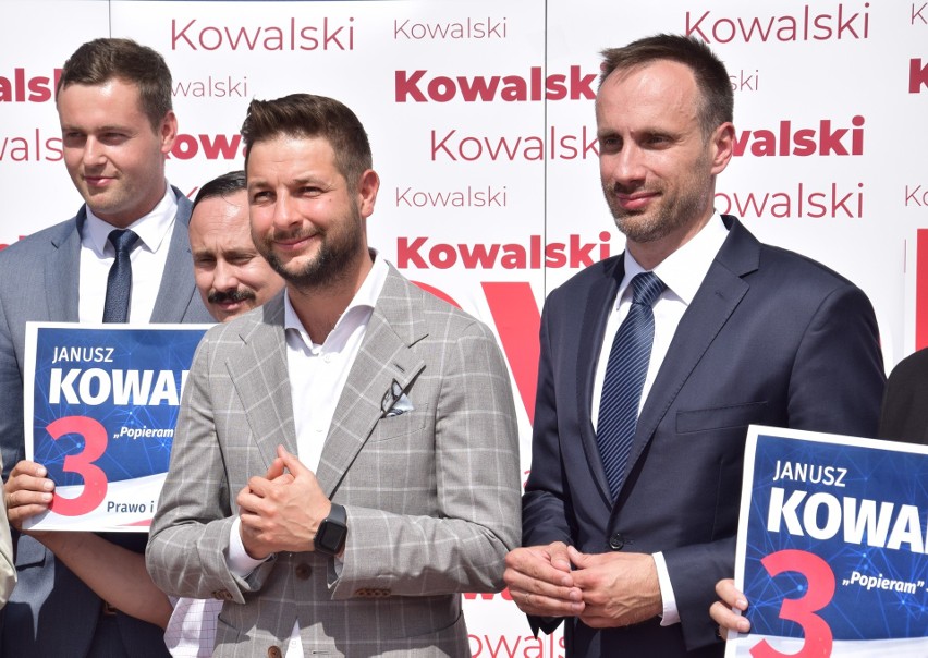 Patryk Jaki przekazał pałeczkę Januszowi Kowalskiemu. Były wiceprezydent Opola rozpoczął kampanię wyborczą do Sejmu