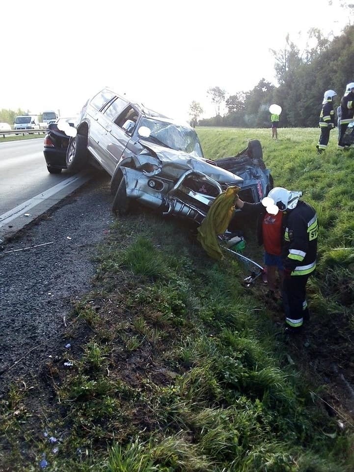 Wypadek na autostradzie A4 - 10 września 2018