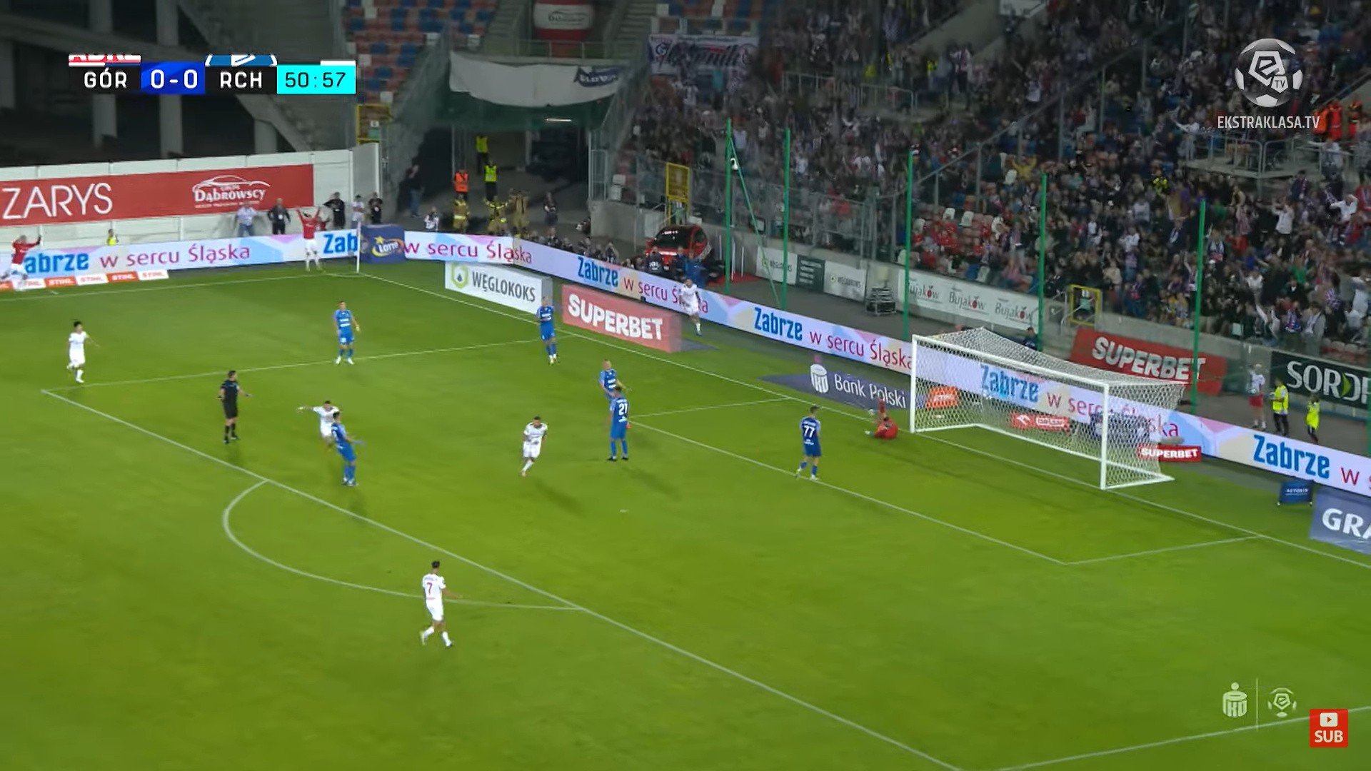 Rezumatul meciului Gornik Zabrze – Roc Chorzów 1-0 [WIDEO] Lukas Podolski a luat punctele în marele derby al Sileziei