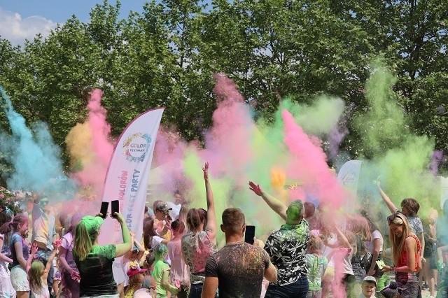 Festiwal Kolorów w Białobrzegach z okazji Dnia Dziecka odbył się także w ubiegłym roku.