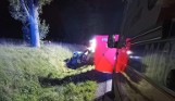 Śmiertelny wypadek w Sadkowie pod Wrocławiem. Osobówka uderzyła w ciągnik rolniczy