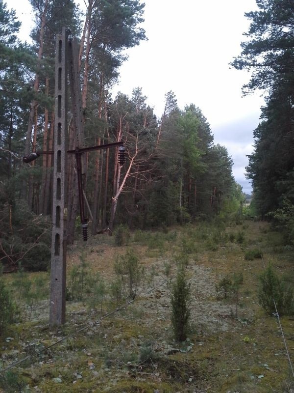 Najczęstszą przyczyną awarii są zerwane i porwane linie...