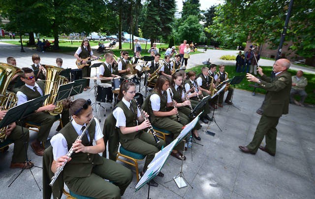 Młodzi leśnicy z Tucholi wystąpili jako Orkiestra Reprezentacyjna Lasów Państwowych