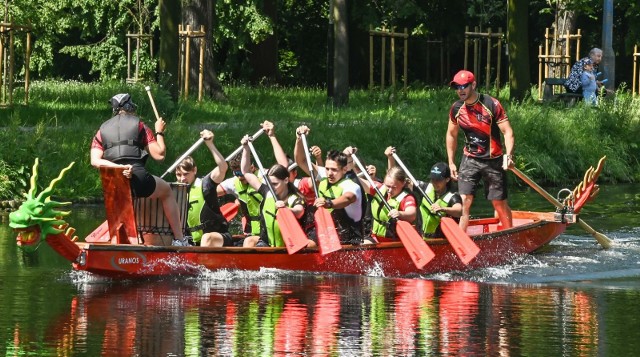 Wyścigi smoczych łodzi dla szkół ponadpodstawowych na Kanale Bydgoskim organizowane są od kilku lat, w tegorocznej edycji wzięły udział reprezentacje sześciu bydgoskich liceów i techników.
