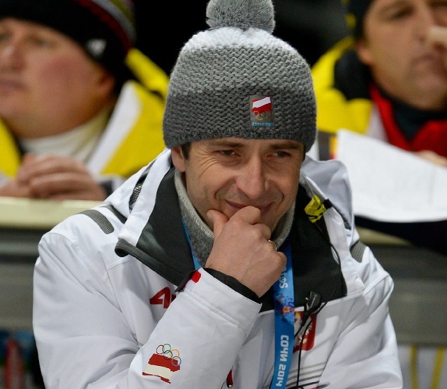 Łukasz Kruczek, trener kadry skoczków narciarskich.
