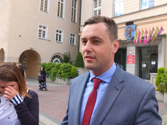 Sławomir Batko, przewodniczący klubu radnych PiS.
