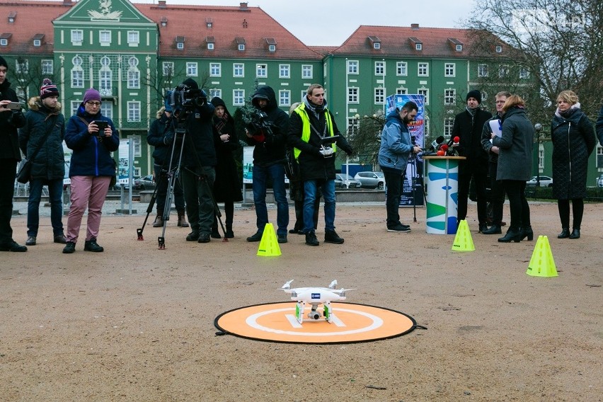 Specjalne drony będą szukać smogu w Szczecinie [ZDJĘCIA, WIDEO]