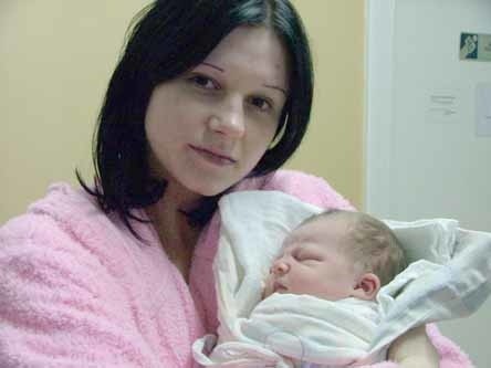 Weronika - pierwsza krośnianka, urodziła się 10 minut po północy.