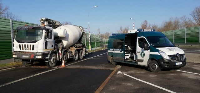 Skontrolowany pojazd okazał się znacznie przeciążony