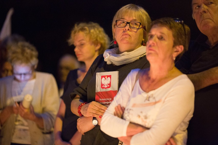 Demonstracja przed słupskim sądem