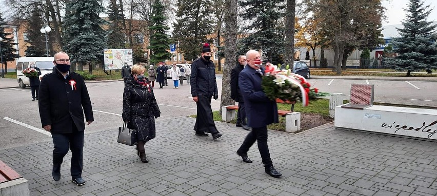 Grajewo. Władze miasta uczciły 102. rocznicę odzyskania niepodległości przez Polskę (zdjęcia)