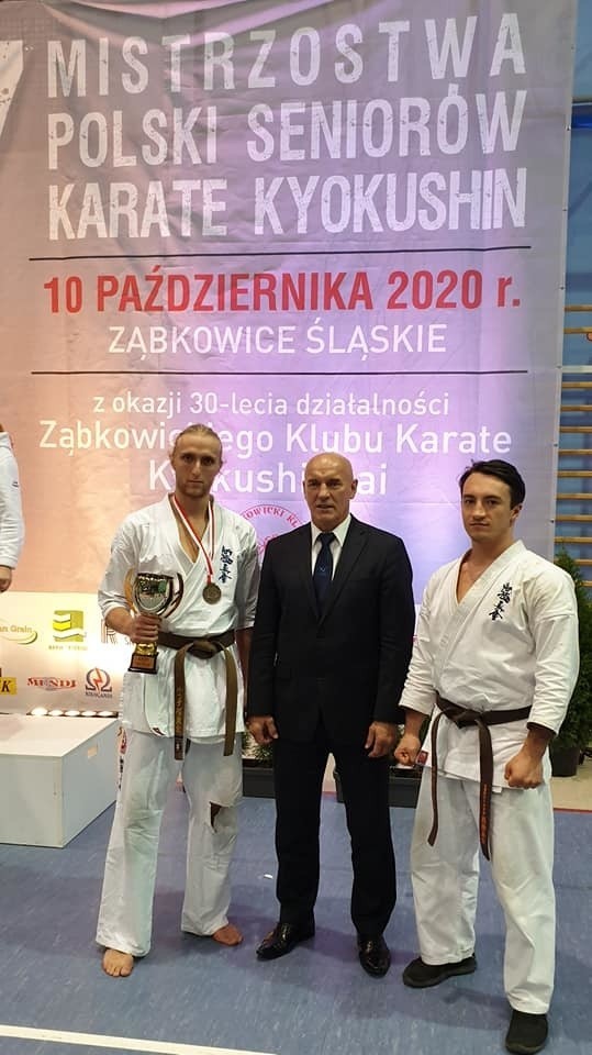 Kolejny medal sosnowieckich karateków! Jerzy Pryga na podium