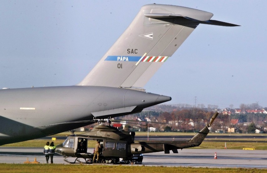 Boeing C-17 Globemaster w Gdańsku