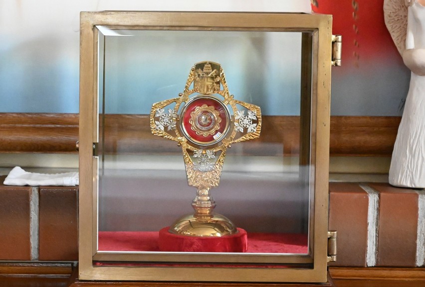 Relikwie Jana Pawła II w Kaczynie w powiecie kieleckim